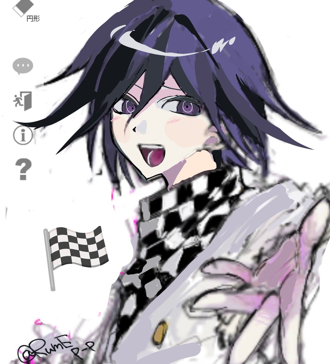 RumEp_p's tweet photo. 何も描いてないのでお気に入り王馬を再掲 https://t.co/nt67fR2uWz