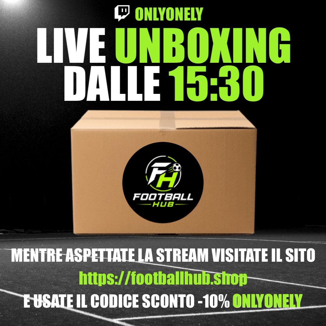 MrLyJay's tweet photo. NON PERDETEVI LA LIVE DI OGGI CON L’UNBOXING BY FOOTBALLHUB

Cosa ci sarà nel Mistery Box di FootballHub? Scopriamolo insieme dalle 15:30, prima dei Playoff Pro Club di FC!

📺 https://t.co/k9vV15TLcU
📦 https://t.co/j2DfOOcYUy

#football #lego #funkopop #unboxing #tradingcards https://t.co/wMsTvn3wRm