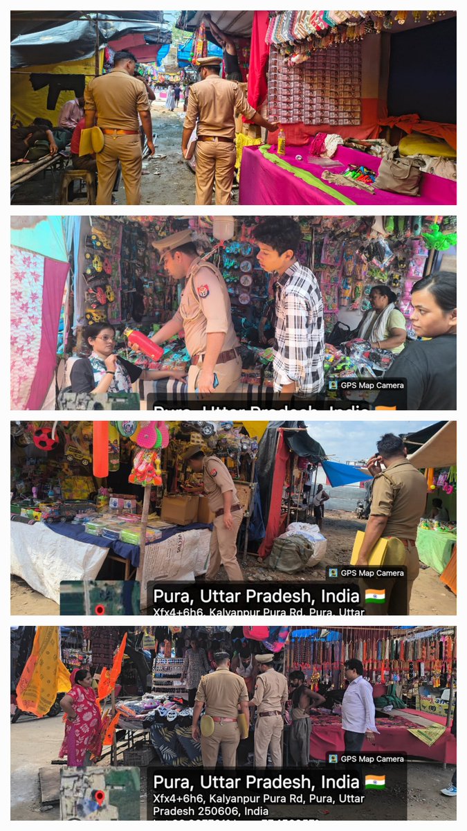 baghpat_fire's tweet photo. जनपद बागपत मे चल रहे'#कावड_मेला' को दृष्टिगत रखते हुए दिनांक-:08-08-2026 #CFO_BAGHPAT @AmarendraP23435 के नेतृत्व में प्रभारि FSSO खेकड़ा द्वारा मेला परिसर में लगने वाली दुकानों व पंडालो का अग्नि सुरक्षा दृष्टिकोण से निरीक्षण किया व संबंधित को आवश्यक दिशा-निर्देश दिए गए।@BagpatDm https://t.co/dAK71NFgng