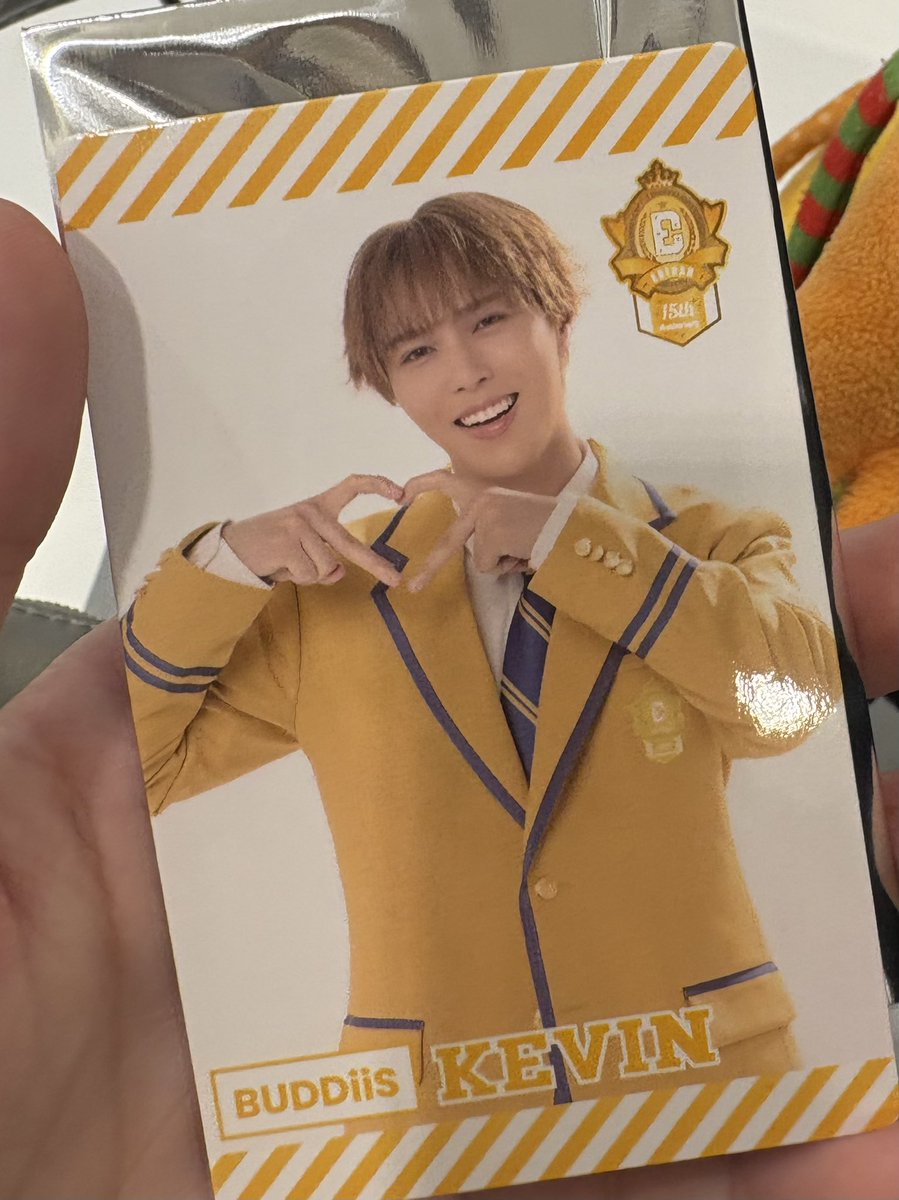 Kyaede_don's tweet photo. EBiDAN THE LIVE 2026 15th Anniversary POP UP SHOP マルイ ランダムトレカケース BUDDiiS

譲：KEVIN

求：SHOW

エビライ15日手渡し希望

お気軽にお声掛けお願いします🙇‍♀️ https://t.co/DT7KpPYlCv