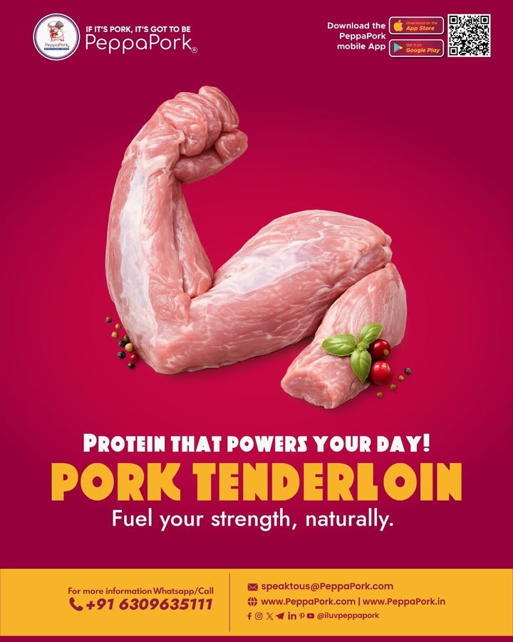 ILuvPeppaPork's tweet photo. 🔥🐖Ultra-tender pork tenderloin, lean and juicy for a truly premium dining experience, perfect for grilling, roasting, or stir-fries—bringing gourmet flavour to every meal! #PorkOnline
#FreshPork
#Porkshop
#Porkmeat
#Buypork
#Porkdelivery
#MeatLovers 
#FeastReady https://t.co/COLlaEiG7t