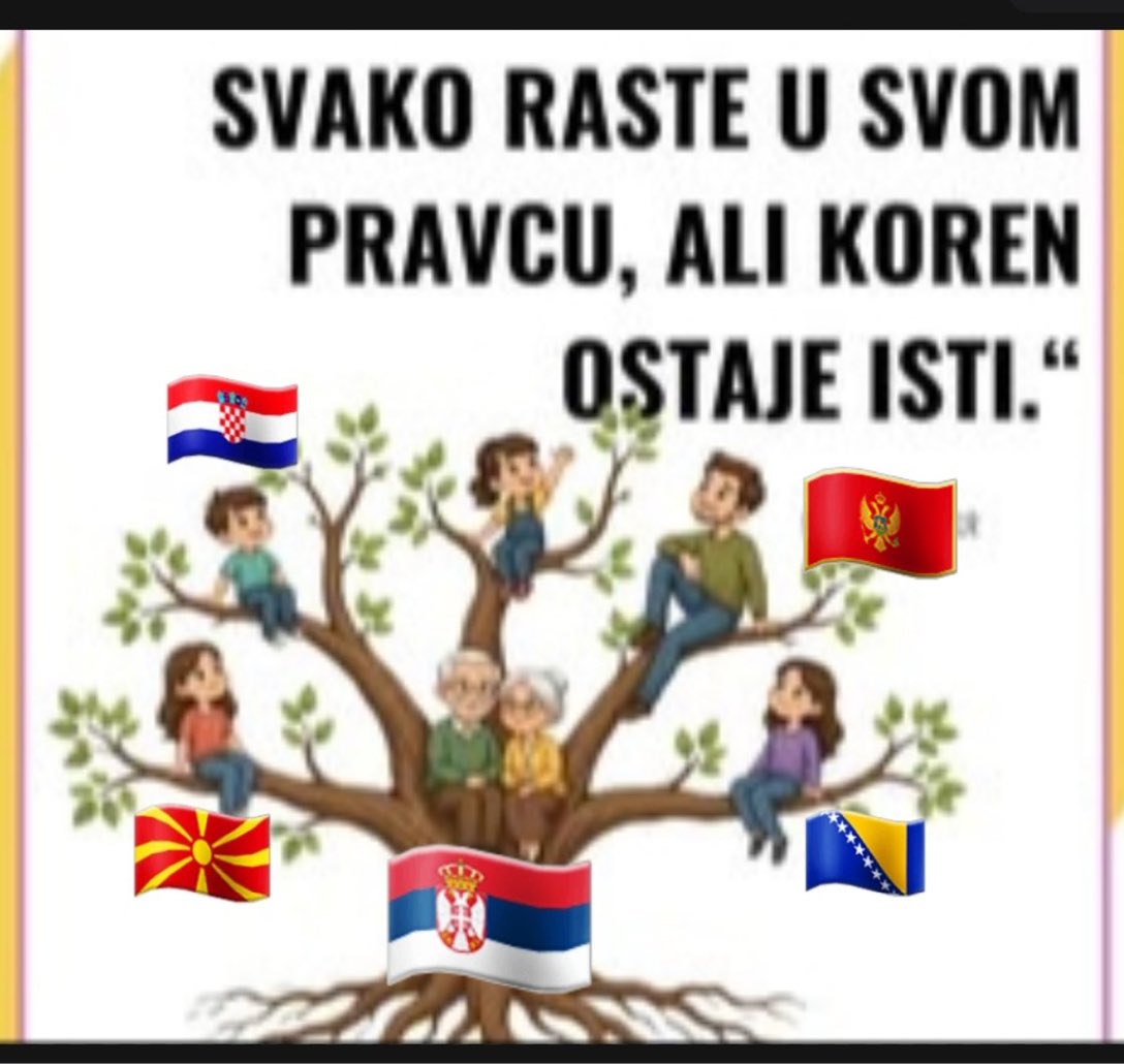 wolfvillage84's tweet photo. Do prije 30 godina neki Hrvati, Bosnjaci, Makedonci i Crnogorci nisu znali da su im pretci bili Srbi. Danas svi to znaju. https://t.co/AyQ5LxI1fg