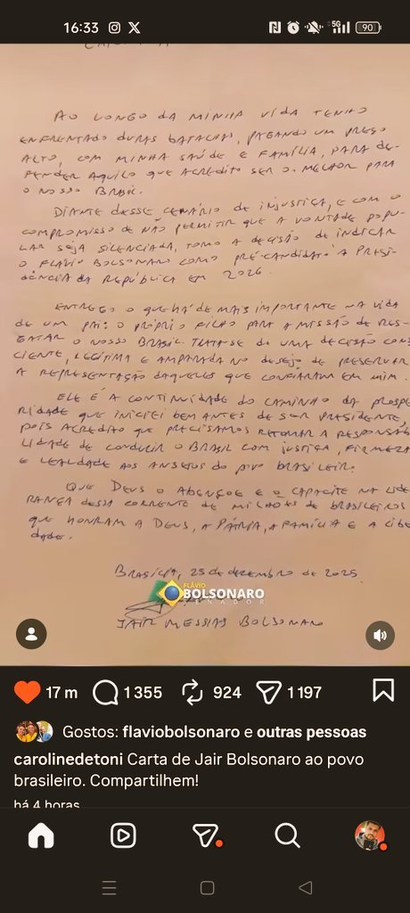JeanCostaAlves2's tweet photo. @Joaquim_Kinkas 22 com assinatura do pai  Jair Messias Bolsonaro https://t.co/zl7HFzwP4T