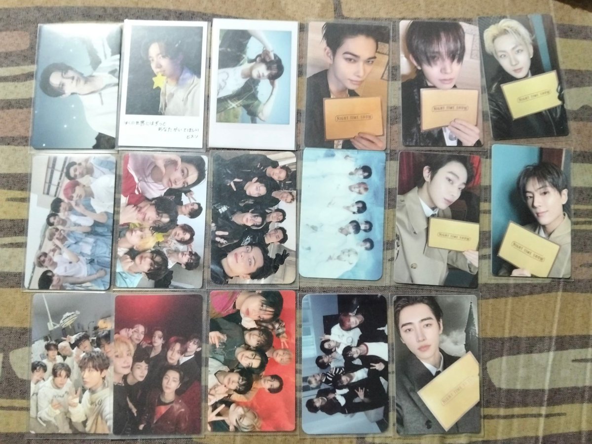 yangjwoniee_'s tweet photo. 🛒 wts lfb ph reselling ☆ #wonieesells 

Enhypen pcs decluttering
       
  ✧ ₱150 ea
  ✧ ₱35 ea (last pic)

♡ prio PAYO| 50% nrdp, rb 1 week
♡ Need to take 75% to push 
♡ can steal 
♡ good-mint condi, x sensitive

💸MOP: Gcash
📮MOD: J&amp;T
📍 Loc : Parañaque https://t.co/eQHnwBrBvx