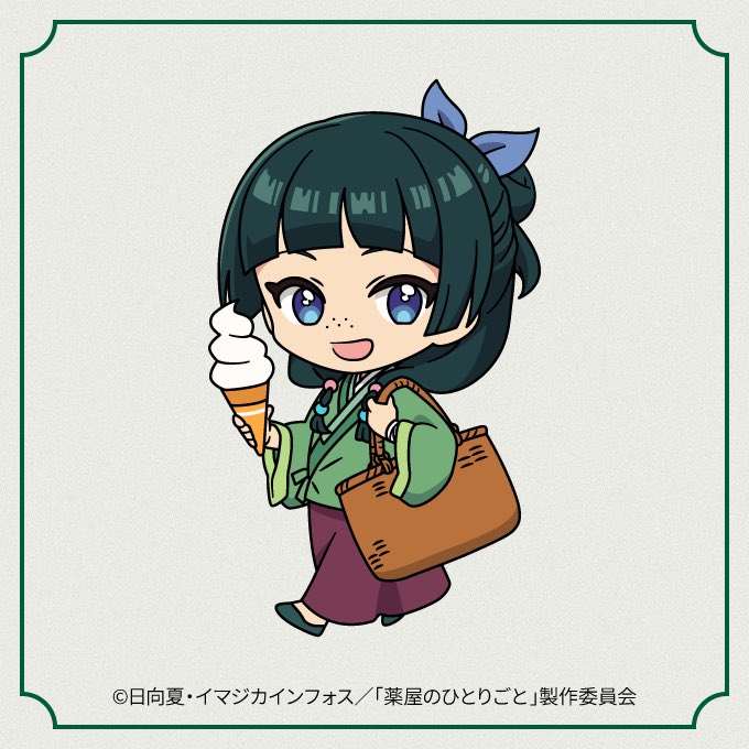 dailykusuriya's tweet photo. NEW MAOMAO AND JINSHI CHIBI ILLUSTRATIONS FOR THE APOTHECARY DIARIES x IBARAKI PREFECTURE COLLAB https://t.co/8QuPorl0mR