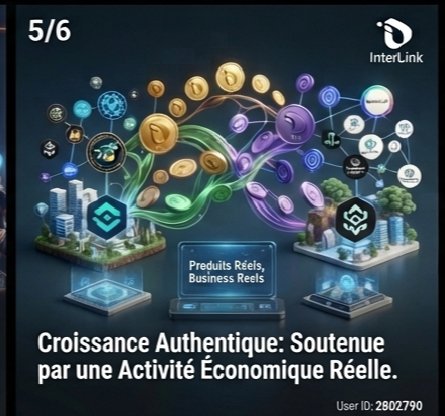 herizodany's tweet photo. La véritable croissance ne repose pas sur des promesses, mais sur une activité économique réelle et des produits concrets. C'est en créant de la valeur tangible qu'InterLink bâtit un écosystème solide, indépendant et durable.

#InterLink #ITLG #ITL https://t.co/w7H9hqA9jS