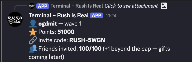ogdmit's tweet photo. oh cool! I’ve got 51K points to redeem for something in #RushIsReal when it launches. and everything beyond the cap counts too 🔥

https://t.co/UeqUInwELp https://t.co/d7p0mC3K96