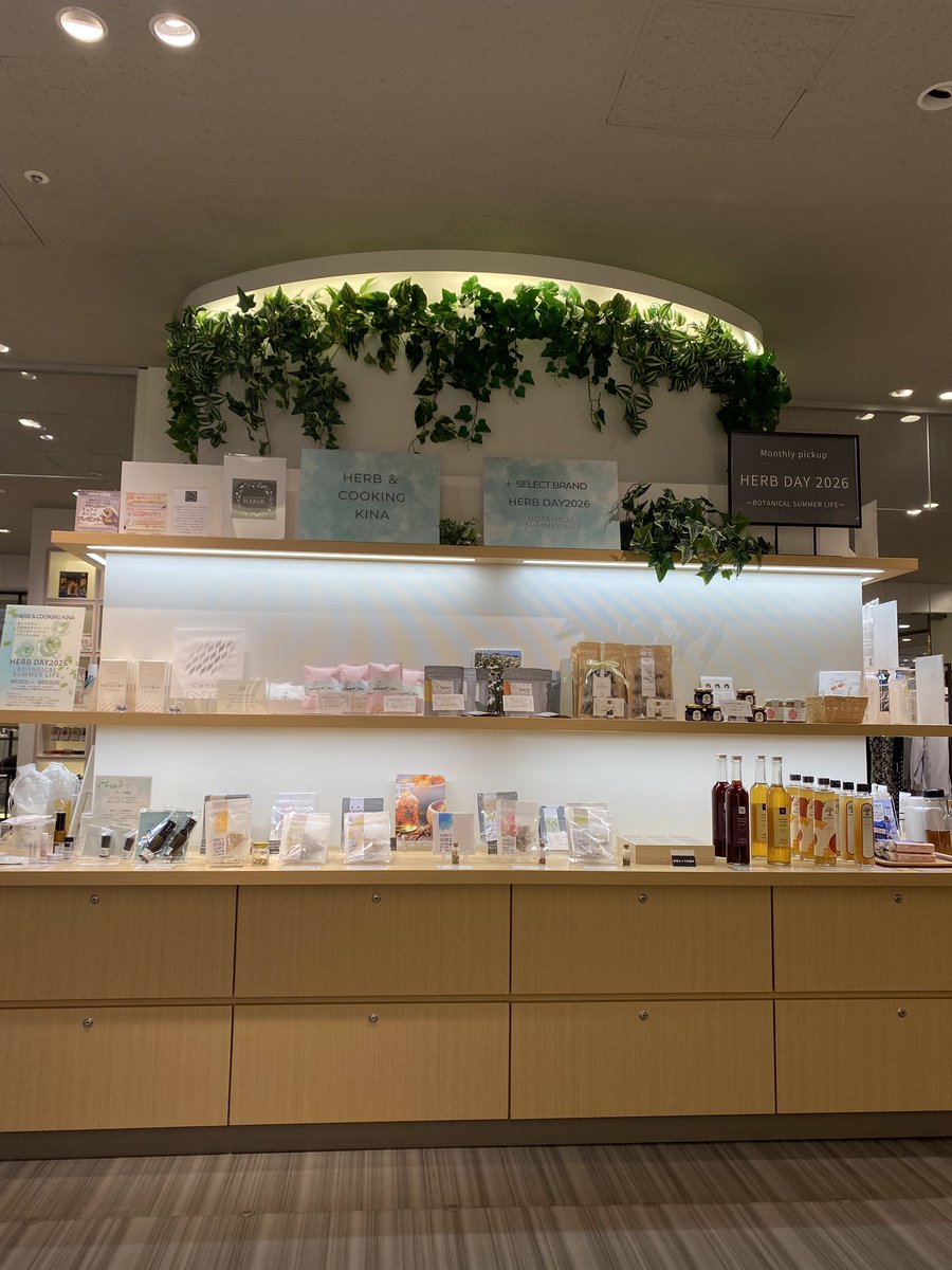 yakusyusapporo's tweet photo. #丸井今井札幌本店 大通館3階にて、#herbday2026 開催中!
私がブレンドした「ミントショコラティー」「ピーチムーン麦ティー」の他、選りすぐりのハーブティーやビネガー、アロマの商品等がございます
明日8/9(日)は私も丸井さんの店頭で試飲・販売してます
ぜひお立ち寄りくださいね🤗
#mitea https://t.co/bhcRSLdElM
