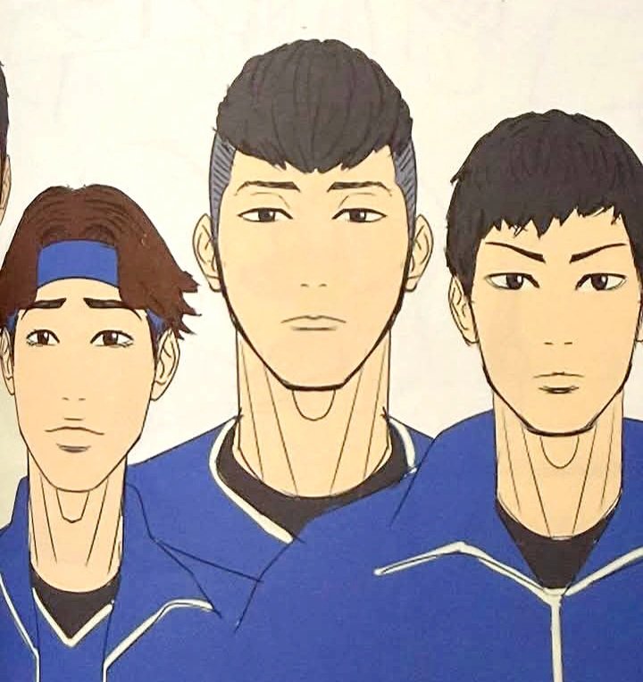 storiiies_'s tweet photo. 와꾸 봐라;;
갑타 작화 안 바꼈으면
얘네 셋이 지상고 개노답삼형제 했을 듯... https://t.co/GJxM8qY5oB