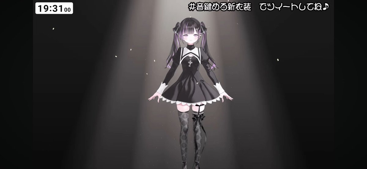 yuta998666's tweet photo. 【 誕生日 】新衣装お披露目＆重大告知あり【  #音鍵めろ新衣装 / vtuber  】 https://t.co/Io50oHD8HW @YouTubeより

黒もいいね…シスター感マシマシ
 #音鍵めろ新衣装 https://t.co/QautUKQ2Sf