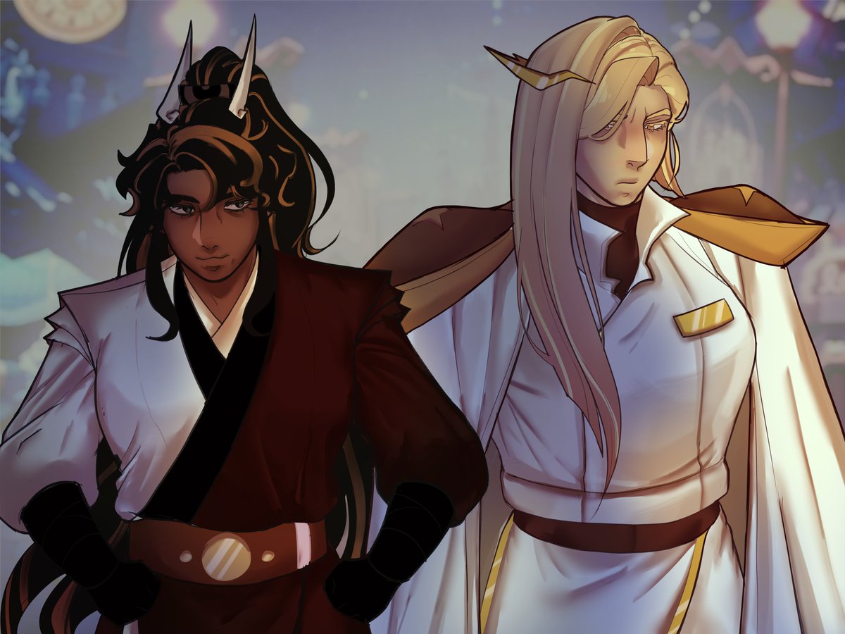 Chiperse's tweet photo. [🗡️🏹][#finanarrow #caracier]

•Knowing eachother?...

#financiercookie #caramelarrowcookie #crk #cookierunkingdom https://t.co/cD4DPmmruq