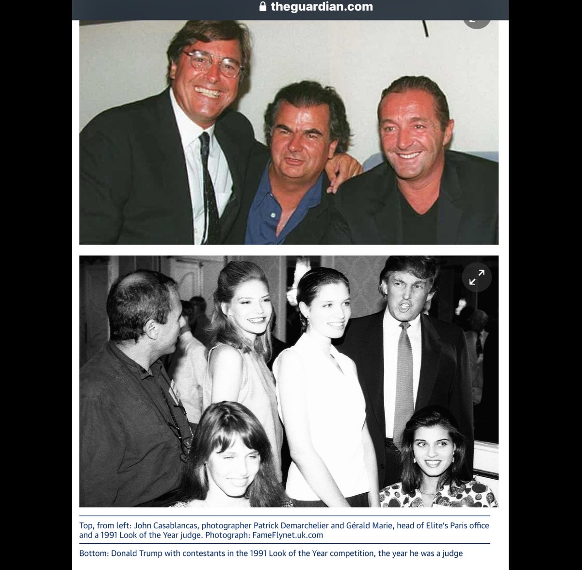 RMcA45's tweet photo. @ForceKorea @WhiteHouse Trump and underage girls. A 45 yr old rich real estate developer hanging out with minors and the men that trafficked them. You republicans are beyond gullible or knowing and protecting. https://t.co/OvUuo52qin