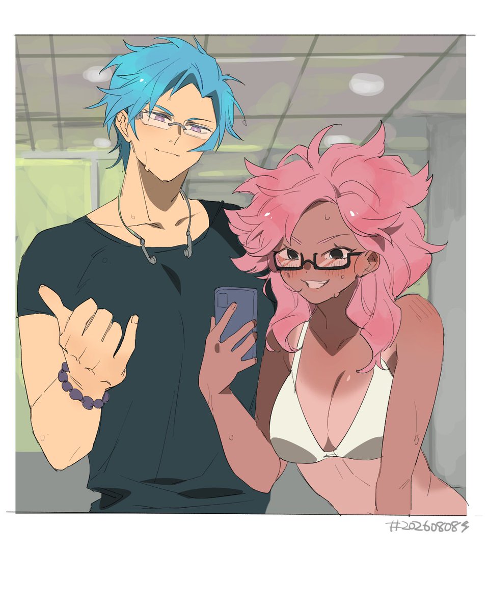 Yhed_2n2n's tweet photo. ※女体化※大人捏造※
綱海♀と音村 2枚目刺激的()なのでふせる https://t.co/ibDpw0rOk9