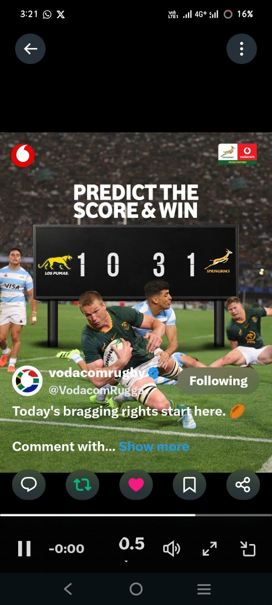 PriyMiss's tweet photo. @VodacomRugga @Springboks #VodacomGiganathi https://t.co/NiC6YEXecf