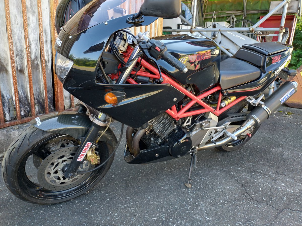 shoukantou's tweet photo. 102号ライダーさんは、TRX850 でした🎵 https://t.co/tSiVImNgjn
