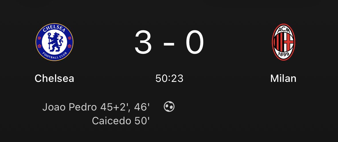 StokeyyG2's tweet photo. Joao Pedro scored his second goal a minute earlier than his first goal 😂😂😂 https://t.co/tNS6BxWKEM