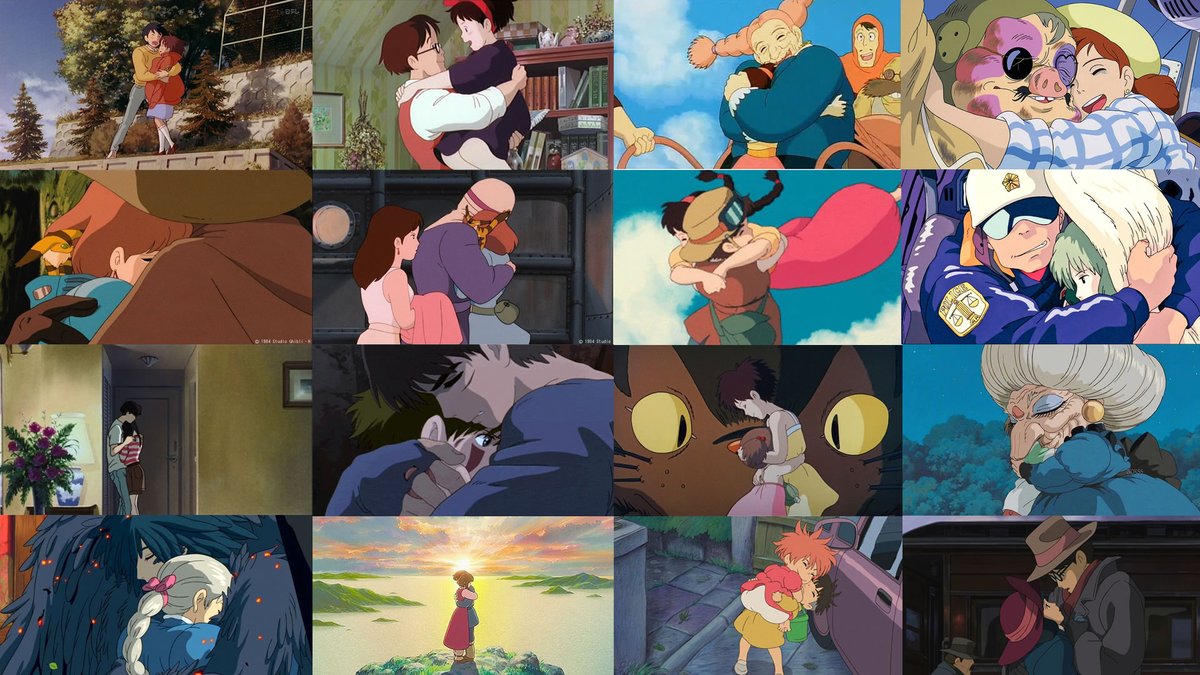ghibli_world's tweet photo. ◎本日、8月9日は語呂合わせで「#ハグの日」だそうです。

ジブリのキャラクターは、たくさんハグをしています。 https://t.co/2oSwDKcn6R