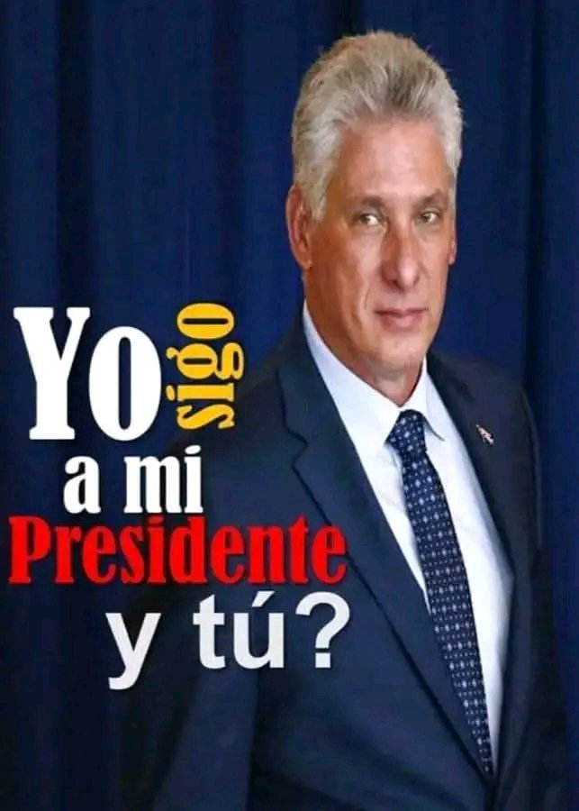 ArnaldoRod68807's tweet photo. #DePieYCombatiendo por #CubaSoberana #LaPatriaSeDefiende #YoSigoAMiPresidente https://t.co/0rQcWLFGl0