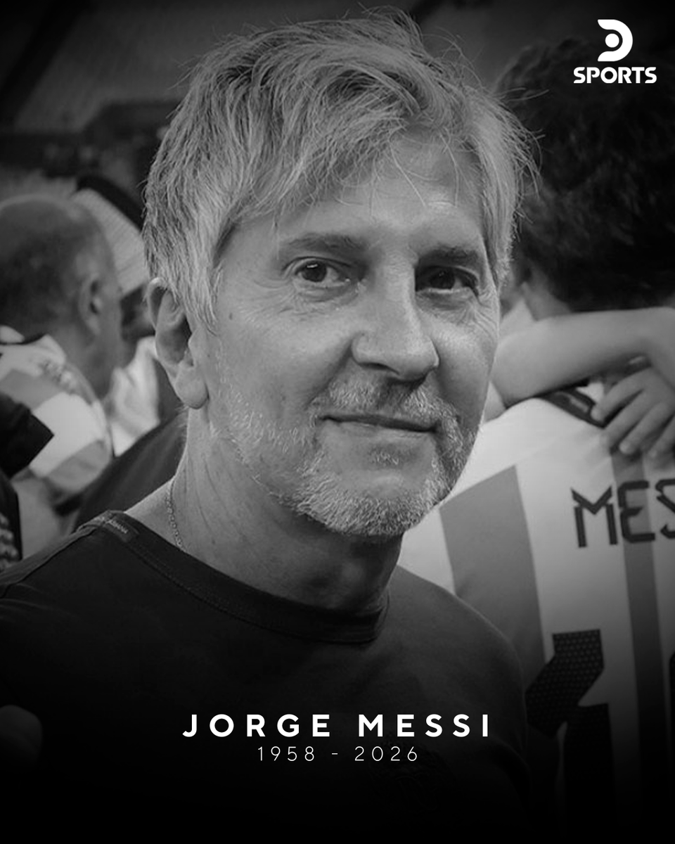 DSports's tweet photo. FALLECIÓ JORGE MESSI

El padre del capitán de la selección Argentina murió este sábado a los 68 años en Rosario. 

Fuerzas a Lionel y a toda su familia. https://t.co/0UN0429OIH