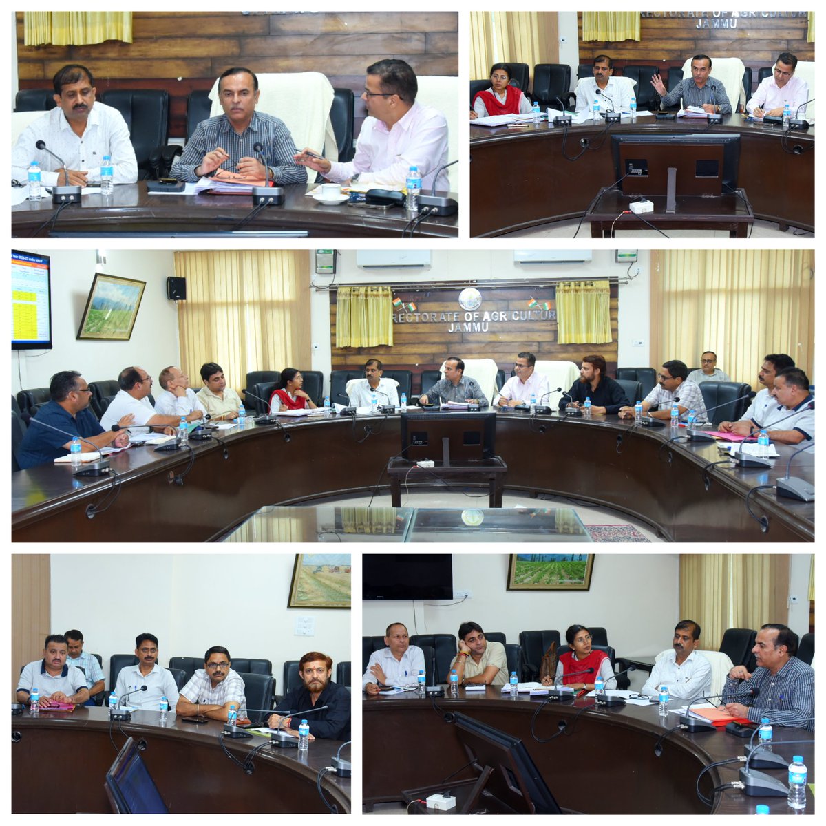 diragrijammu's tweet photo. Director Agriculture Jammu Shri Anil Gupta chaired a review meeting to assess the physical and financial progress of developmental projects in Udhampur and Reasi districts under CSS, CAPEX, NABARD and #HADP #jammu @Agriprodnjk @diprjk @ddiprjammu https://t.co/rneo1dzmin