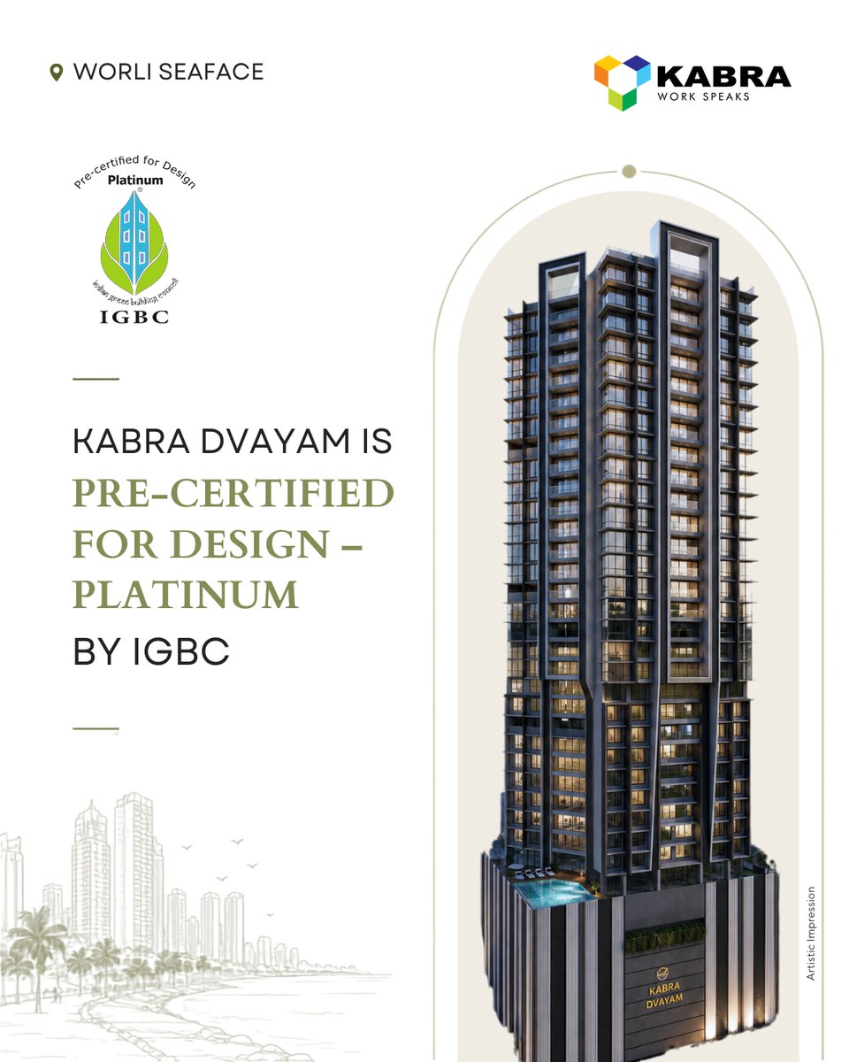 Kabra_Group's tweet photo. At #KabraGroup, #sustainability isn't a feature added at the end of the process.

From #IGBC-certified developments to future-ready design, every project reflects our commitment to creating spaces that are better for people, communities, &amp; the environment. https://t.co/kccsPcvKsP