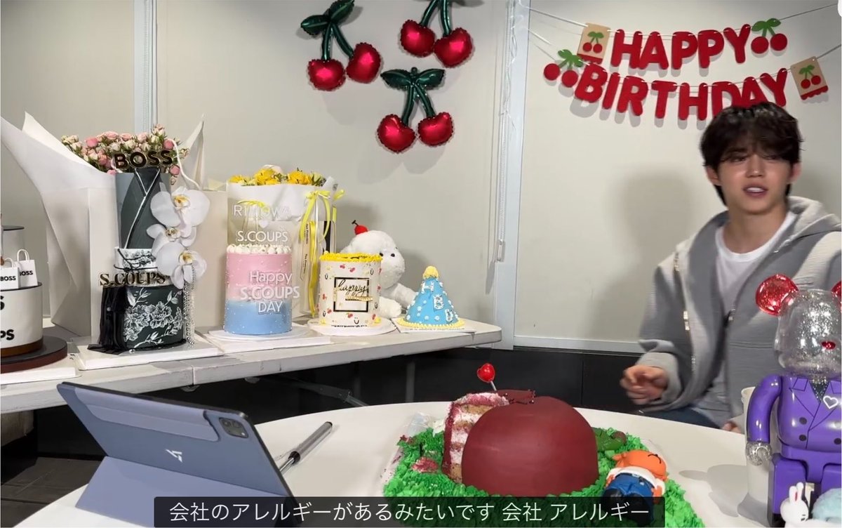 meoo_Fraulein's tweet photo. 普段使い出来る字幕を出してくれるSEVENTEEN

🍒「会社アレルギーがあるみたいです 会社アレルギー」 https://t.co/jOtSuf4z7R
