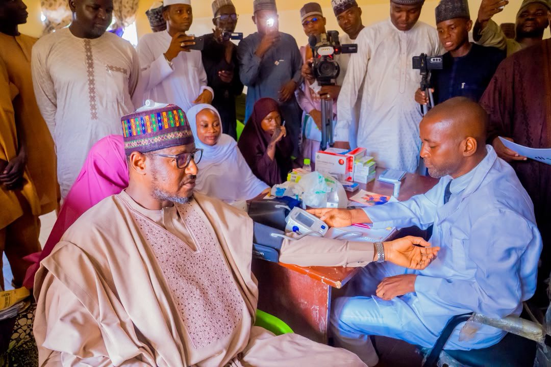 dikko_radda's tweet photo. Katsina Health Insurance Enrollment Rises by 64% in Three Years

In another strategic move to ensure inclusive healthcare delivery, yesterday, we flagged off the enrollment of 184,105 beneficiaries into the Basic Health Care Provision Fund (BHCPF) across Katsina State’s 361 political wards, marking another important step towards achieving Universal Health Coverage.

I am pleased to announce that enrollment in the Katsina State Health Insurance Scheme has increased from 355,000 beneficiaries in 2023 to 583,460 in 2026, representing a 64% growth in three years.

This progress reflects our sustained investment in expanding access to quality and affordable healthcare, particularly for vulnerable members of our society.

About 98% of state and local government employees are already enrolled in the scheme, while retirees, members of the Hisbah Corps, Katsina State Community Watch Corps and persons with disabilities continue to benefit from free health insurance provided by the state government.

To further protect our people from the burden of catastrophic out-of-pocket medical expenses, health insurance enrollment will now be mandatory for all government employment programmes in Katsina State. An Executive Memorandum will be issued to ensure full compliance across all MDAs.

Our efforts in healthcare financing and service delivery have earned Katsina national recognition, with KTSCHMA receiving the National Health Insurance Excellence Award in 2024 and 2025, while several states have visited to understudy our healthcare financing model.

I commend the leadership and staff of KTSCHMA for their dedication and professionalism. We will continue to strengthen healthcare financing, improve our facilities and expand access to quality healthcare until every resident of Katsina State is covered.

Universal Health Coverage is achievable, and we remain committed to making quality healthcare a right, not a privilege.