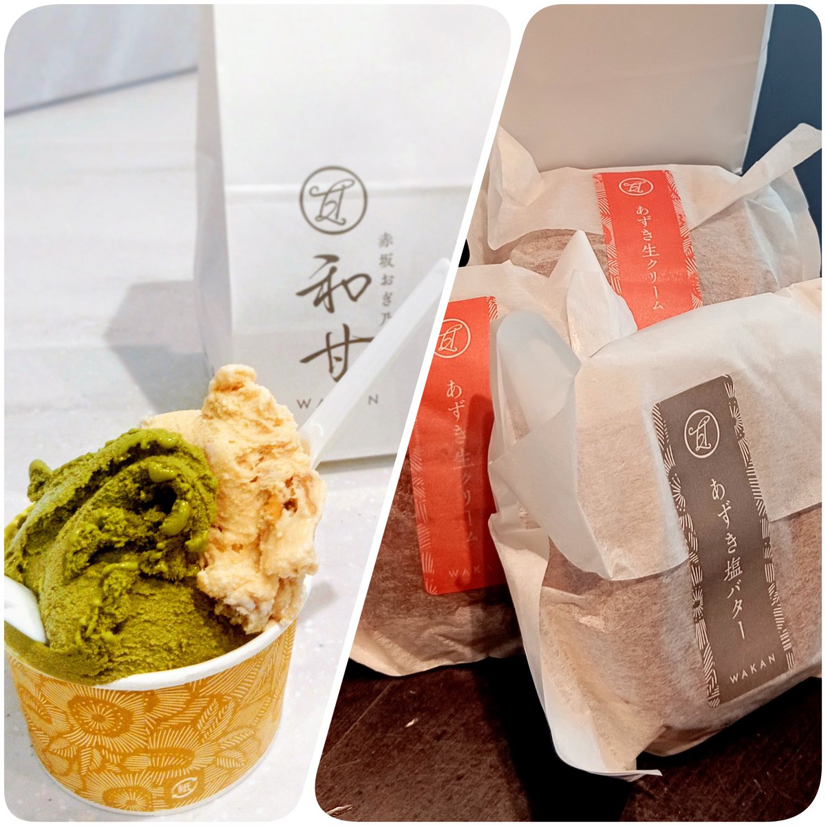 taiyaki_minimal's tweet photo. 名古屋栄ハエラでの購入品。
#赤坂おぎ乃和甘
手焼きどら焼き塩バターの甘じょっぱいは正義♡ジェラートの抹茶&胡桃はザクザク食感、濃厚で美味。
#NationalBakery
塩胡桃パン好み♡
#ゆえん
芋チップス食感良き。
日持ちしないものが多くて断念したお店も多いからまた行く🥰
#ハエラ #HAELA https://t.co/JqOxwdTMcZ
