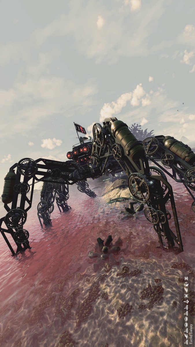 burroughs_er's tweet photo. #ADecadeInNMS No Man’s Sky was for me, the perfect blend of of all my childhood wants and dreams. I grew up in the 70’s, when Sci Fi was desolate, dangerous and surreal. The alien landscapes, the freedom to explore, has, and continues to, fuel the imagination of that young boy. https://t.co/BvubblqhKc