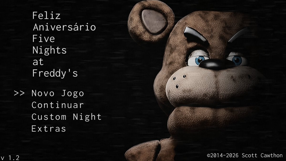 FAZBEARPTBR's tweet photo. FELIZ ANIVERSÁRIO, FIVE NIGHTS AT FREDDY'S! 🎂

#fnaf #fivenightsatfreddys #scottcawthon https://t.co/v0py4uBQai