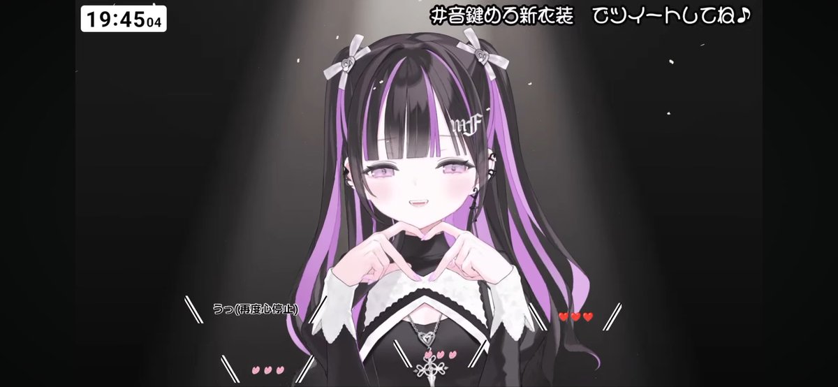yuta998666's tweet photo. 【 誕生日 】新衣装お披露目＆重大告知あり【  #音鍵めろ新衣装 / vtuber  】 https://t.co/K8aCF2oZZA @YouTubeより

みなよ、誰もが死ぬハートを
 #音鍵めろ新衣装 https://t.co/gvQvOLnalN