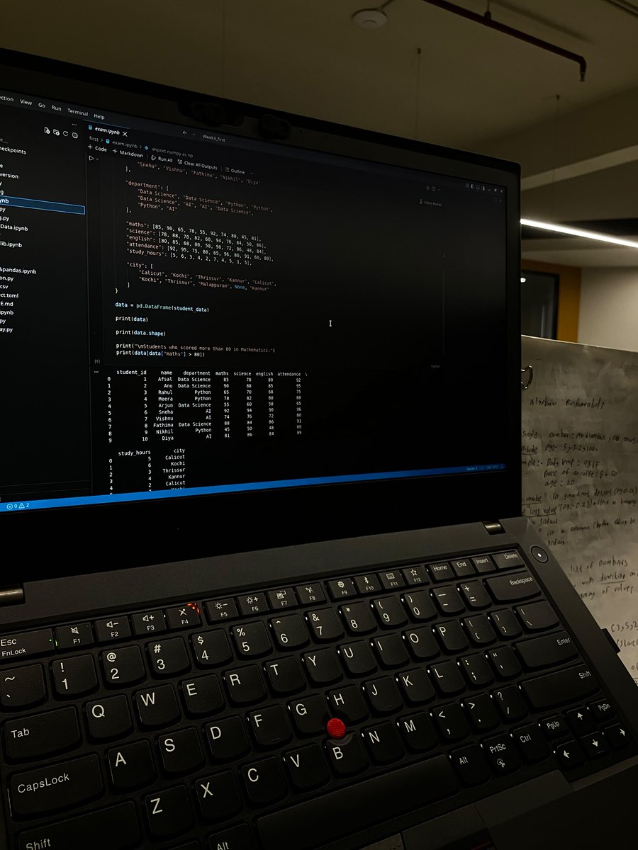 AbijithRa's tweet photo. "Learning is easier when you learn from someone else's journey."
What's one thing you wish you had known earlier while learning #NumPy & #Pandas?
What helped you most on your #DataScience journey?
And what advice would you kindly share? π± #Python https://t.co/mfKPKDVJsH