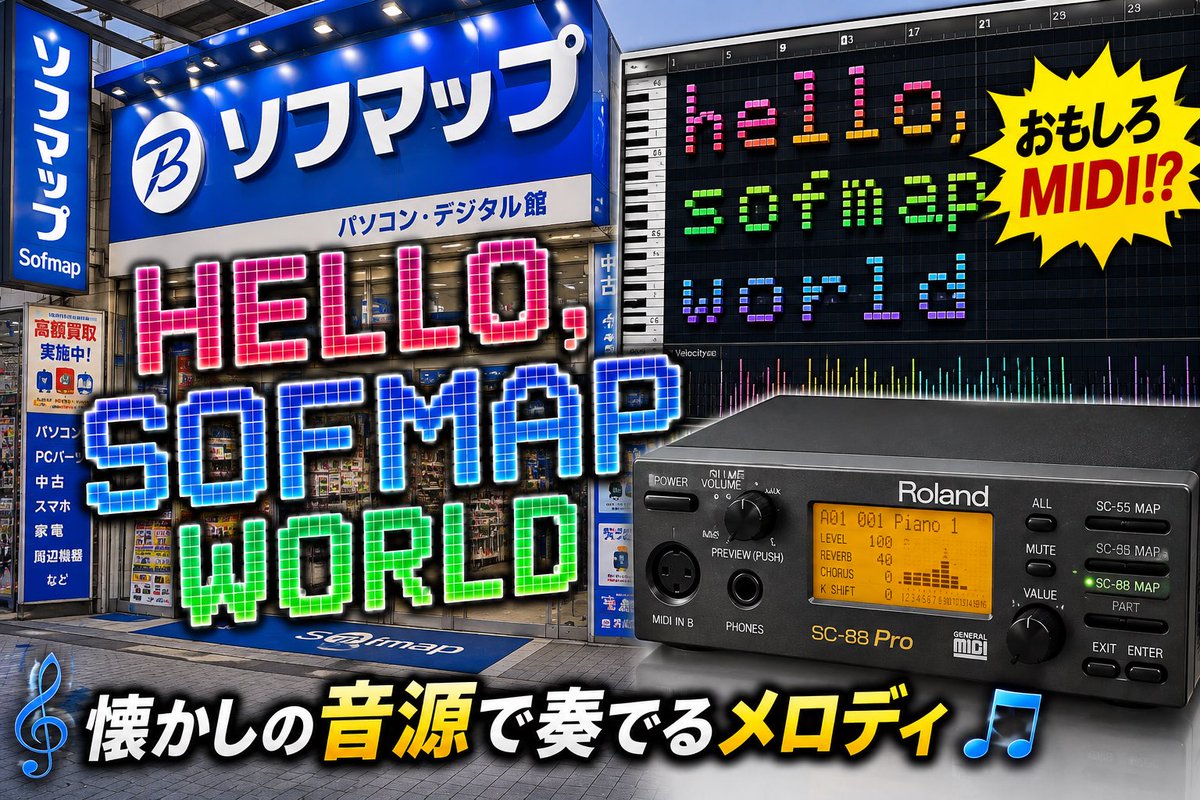 old_MIDI's tweet photo. この作品のサムネイルをAIに作ってもらったら、こうなりましたw どうなんだろうか…。 https://t.co/7QSWmuVa67
