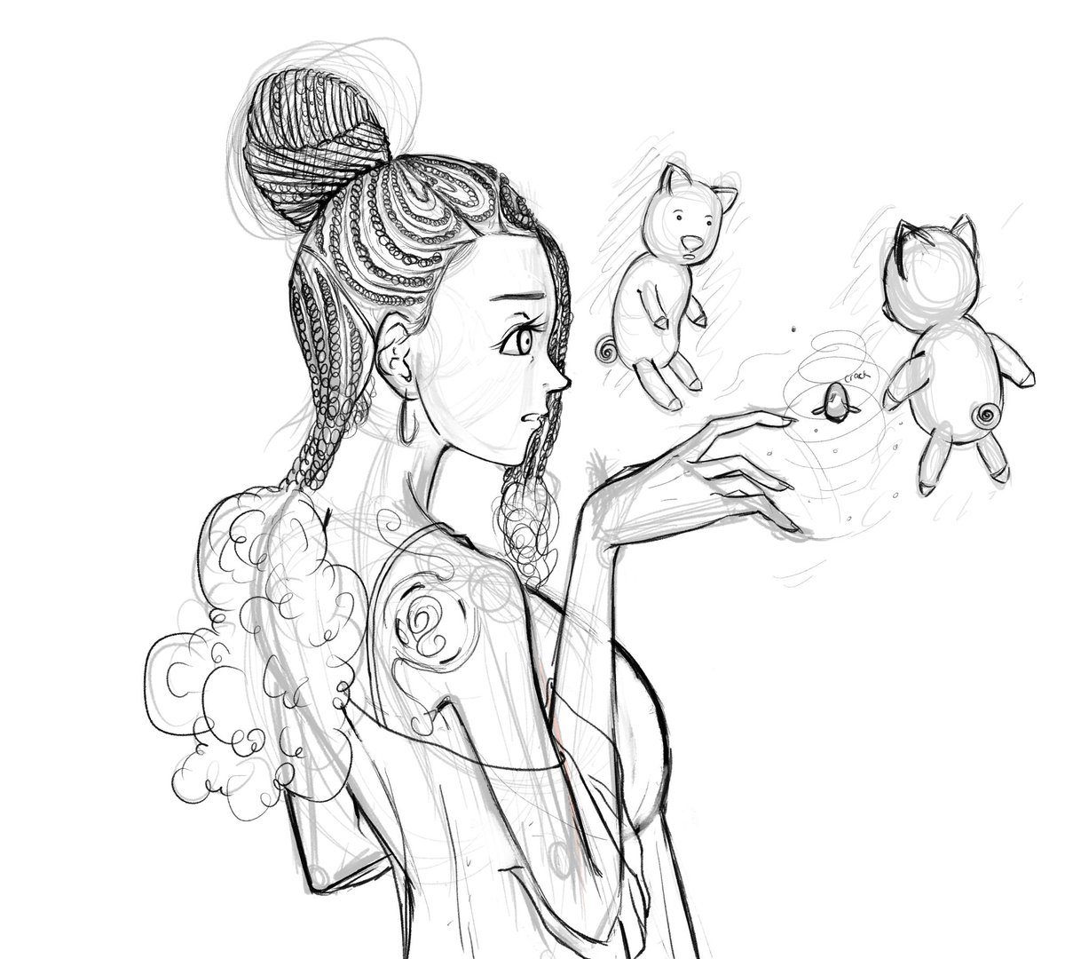 Siaddievisions's tweet photo. Added some tiny piggy creatures🙃
#animaldrawing #characterdrawings #sketching https://t.co/GNJjy61R2E