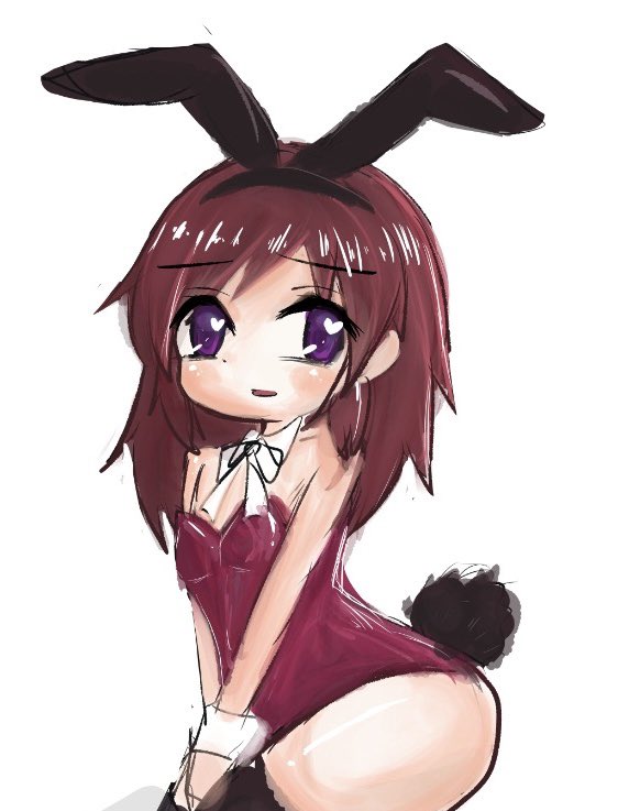 MenChan_2525's tweet photo. ちょっと前に描いたバニーメイドさんも置いとこ https://t.co/0ZY3FmY4h0
