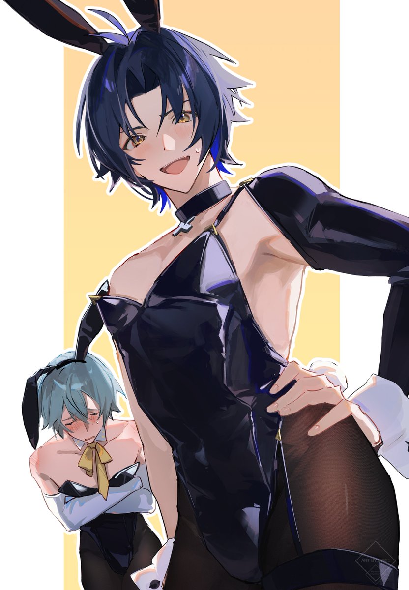 lyrieeeee's tweet photo. 🐰+📼🏹
So I couldn't get Harumasa's secret card from the hoyofest blindpacks so I drew this
Wise is
collateral damage
#wiseharu #zzzero #zzzcreators https://t.co/KCzuoN9U8A