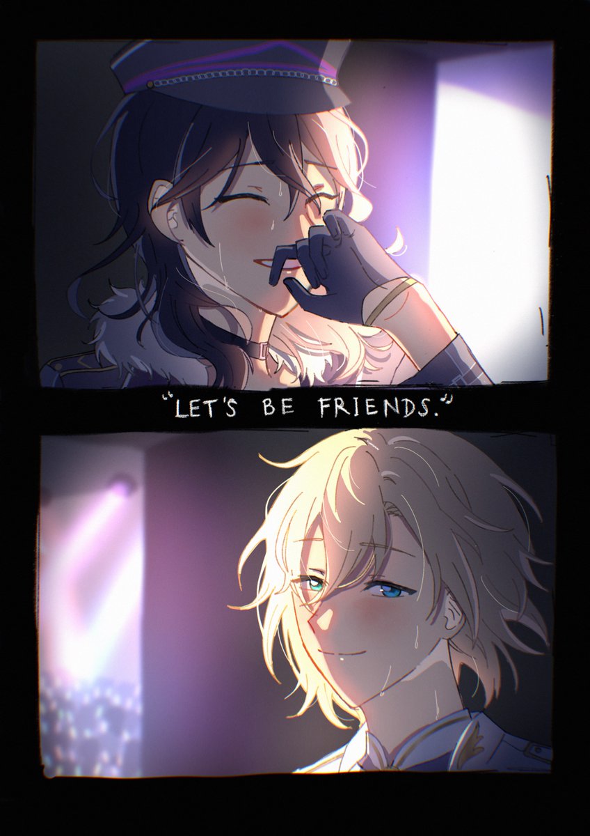 conny_zhh's tweet photo. an au where eichi and rei go 
from enemies to……friends?👀

#あんスタ #enstarstwt https://t.co/tZQiDBpYcH