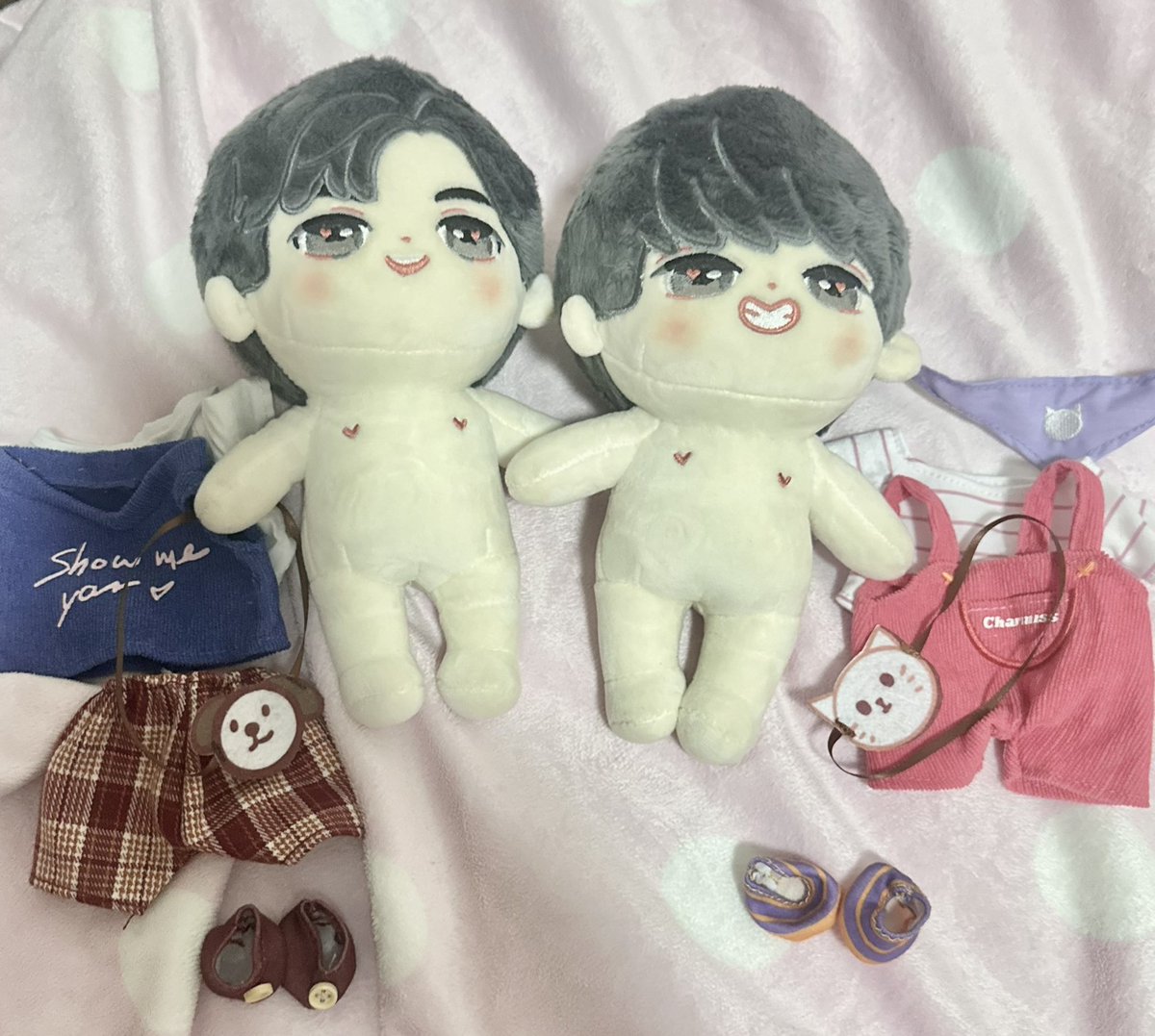nnuufs's tweet photo. pls rt ✿ wts ตุ๊กตาซีนุนิว ชามิส ปีลึกสภาพดี
ตัวละ 590 รับคู่ 1,000 
. 𓈒  ⃰  ˚ ✩ ลทบ30/ems50 
꒰ สนใจทักเดมได้เลยค่ะ ขอดูพตเพิ่มได้งับ ꒱ 
#ตลาดนัดซีนุนิว #ตลาดนัดซนซน https://t.co/pWXhD81tMz