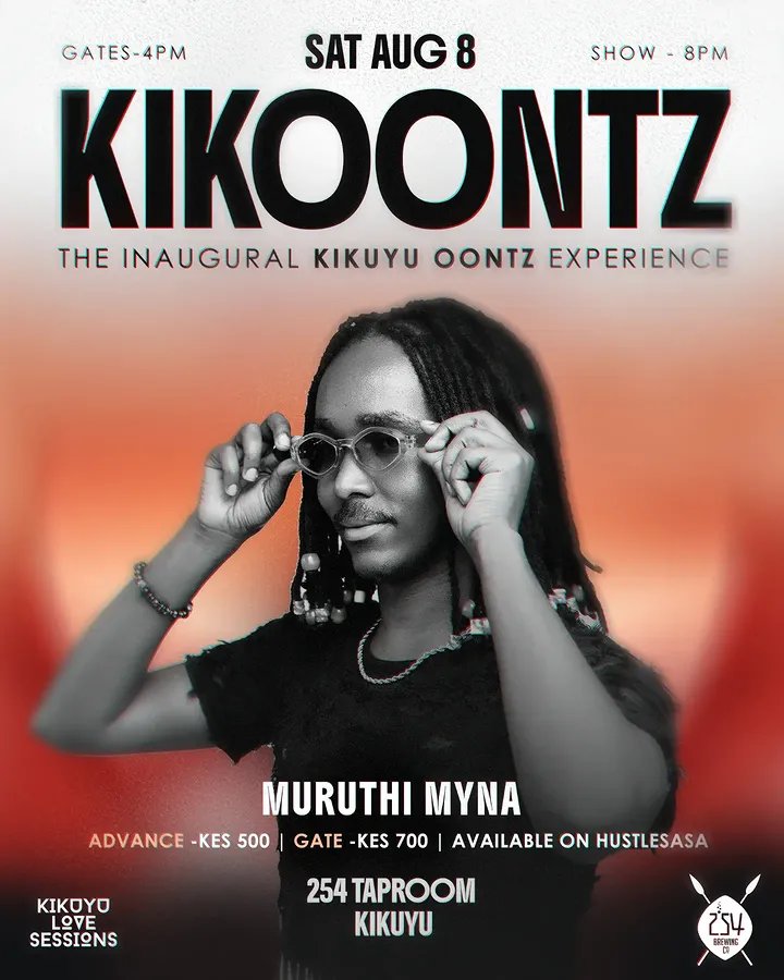 Sherehe_Plug's tweet photo. 🎶🔥 #Nairobi #KIKOONTZ

Kikuyu electronic, house &amp; dance music all night. @lovesessions_ke x @FolkFusionLive bring @NesMburu, @muraTHEdj, KKAY &amp; @MuruthiMyna to the decks. 😮‍💨

🗓️ Aug 8 | 📍 @254brewingco
🎟️ KES 500 advance | 700 gate
🔗 https://t.co/xSpQZx6YVn

#SherehePlug https://t.co/sXIzxQDT58