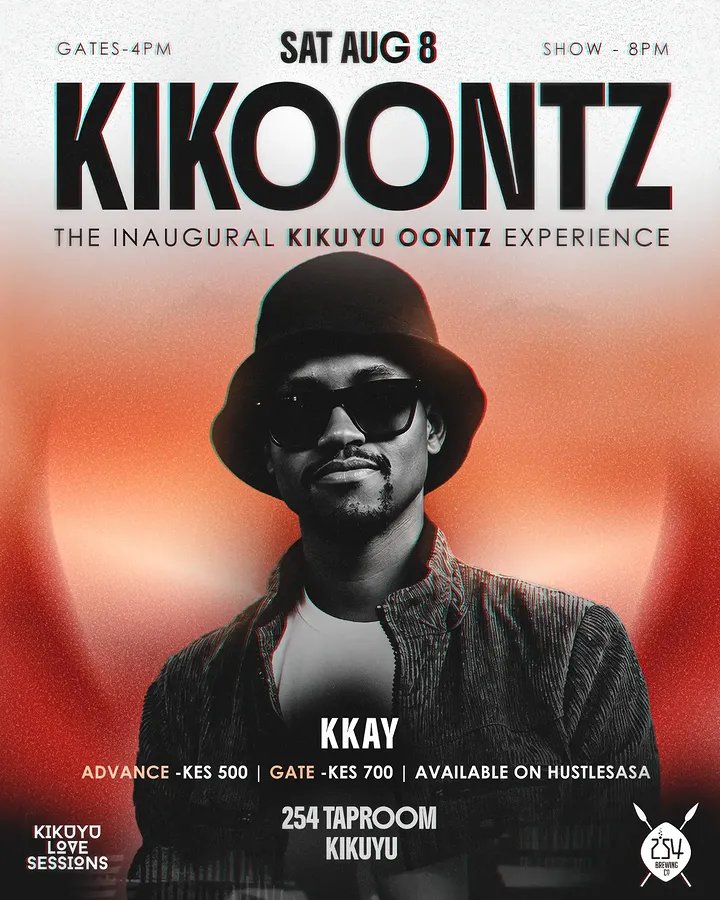 Sherehe_Plug's tweet photo. 🎶🔥 #Nairobi #KIKOONTZ

Kikuyu electronic, house &amp; dance music all night. @lovesessions_ke x @FolkFusionLive bring @NesMburu, @muraTHEdj, KKAY &amp; @MuruthiMyna to the decks. 😮‍💨

🗓️ Aug 8 | 📍 @254brewingco
🎟️ KES 500 advance | 700 gate
🔗 https://t.co/xSpQZx6YVn

#SherehePlug https://t.co/sXIzxQDT58