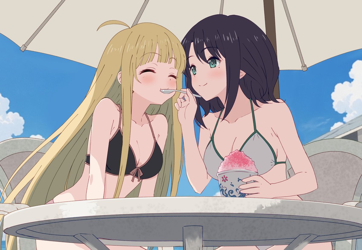 urushi_lacker's tweet photo. かぐや「はぁ～❤　これをまちのぞんでいたんだぁ～♪」
いろは「はいはい」
#超かぐや姫 #超かぐやメシ https://t.co/bFLPjsJn3h