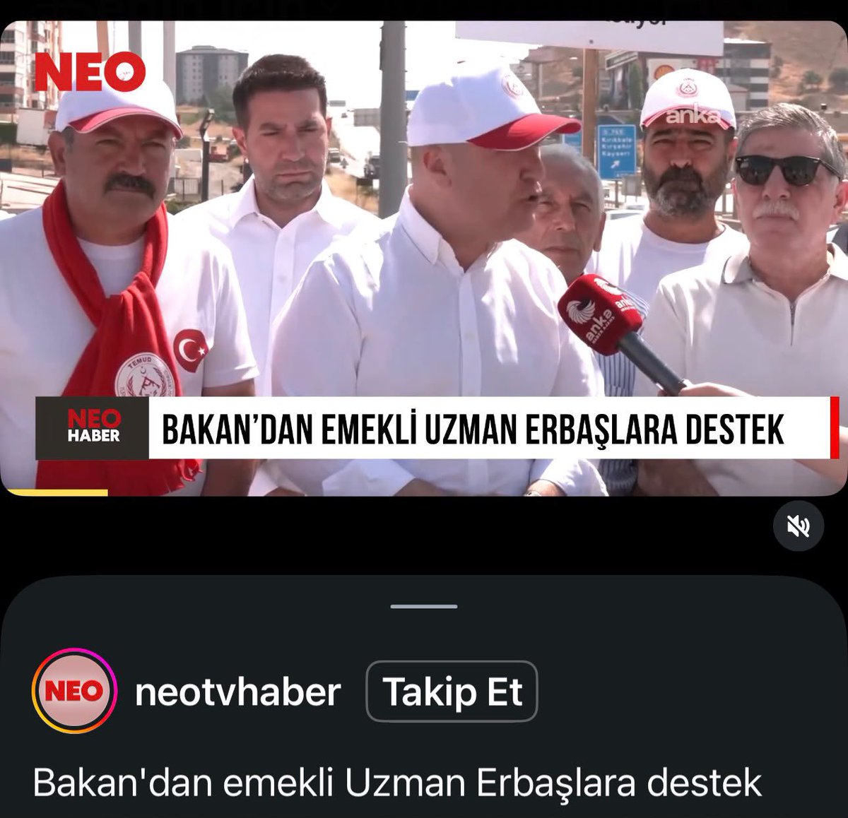 alitilkici38's tweet photo. Kahraman Uzman Çavuşlarımızın özlük hakları için başlattığımız #KahramanlaraHakYürüyüşü mücadelemize yer veren, sesimizi kamuoyuna duyuran Neo TV Haber ailesine TEMUD adına teşekkür ediyoruz.

Haklı davamızı ve mücadelemizi cesaretle kamuoyuna taşıyan, bizlerin sesini duyuran tüm basın mensuplarının emeğini ve desteğini önemsiyoruz.

Haberi izlemek için:

https://t.co/JMXPCWmE6Q

#KahramanlaraHakYürüyüşü #UzmanÇavuş #TEMUD #NeoTVHaber
@TEMUD_2024