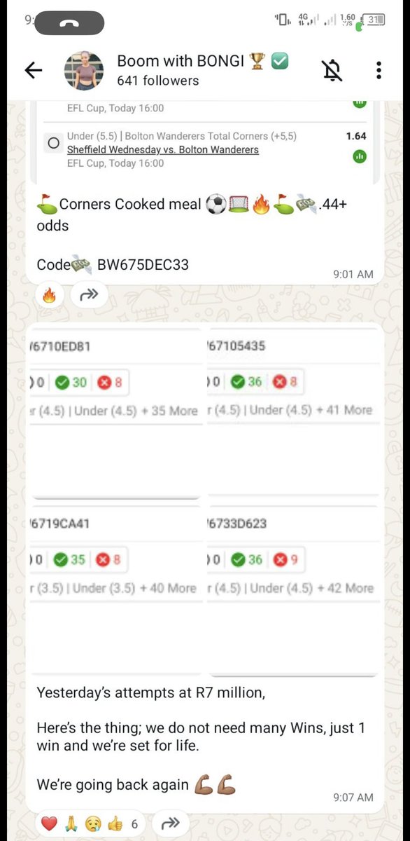 Bestow_SA's tweet photo. ⚠️Alert

There’s a Clown that keeps on stealing my slips and posting as his scamming people,

I see he also has a Group, probably making people pay. He also steals from other Punters as well. 

Please note I post all my slips here on X for everyone to Copy for FREE,

There’s many Clowns like him out there, 

Avoid being Scammed, Block the Clown if you follow.