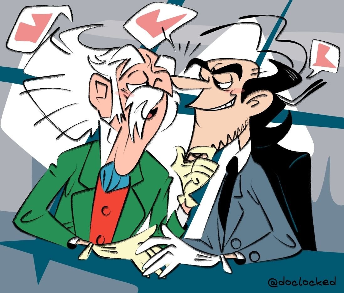 HailHumdinger's tweet photo. I was studying the style of Fabrice Parme at four in the morning.
#BandeDessinee #Spirou #SpirouandFantasio #SpirouetFantasio #CountdeChampignac #Champiglub #Zorglub #myart #comicart #ArtistOnTwitter https://t.co/KoT6Hs0cvm