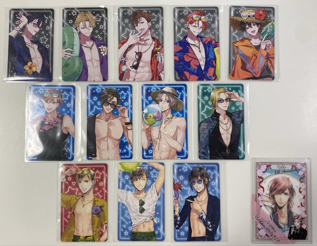 NKawo09010913's tweet photo. 【交換】ツキウタ TSUKINO SPLASH NIGHT ツキスプ 缶バッジ アクリルチャーム ブロマイド 特典 ホログラムカード

譲)画像参照

求)里津花

お声がけ重なる場合、纏めての方優先

13•14日池袋手渡し(別イベ参加のため、時間応相談)>>郵送

検索よりお気軽にお声がけください https://t.co/NSLxuiqCwl
