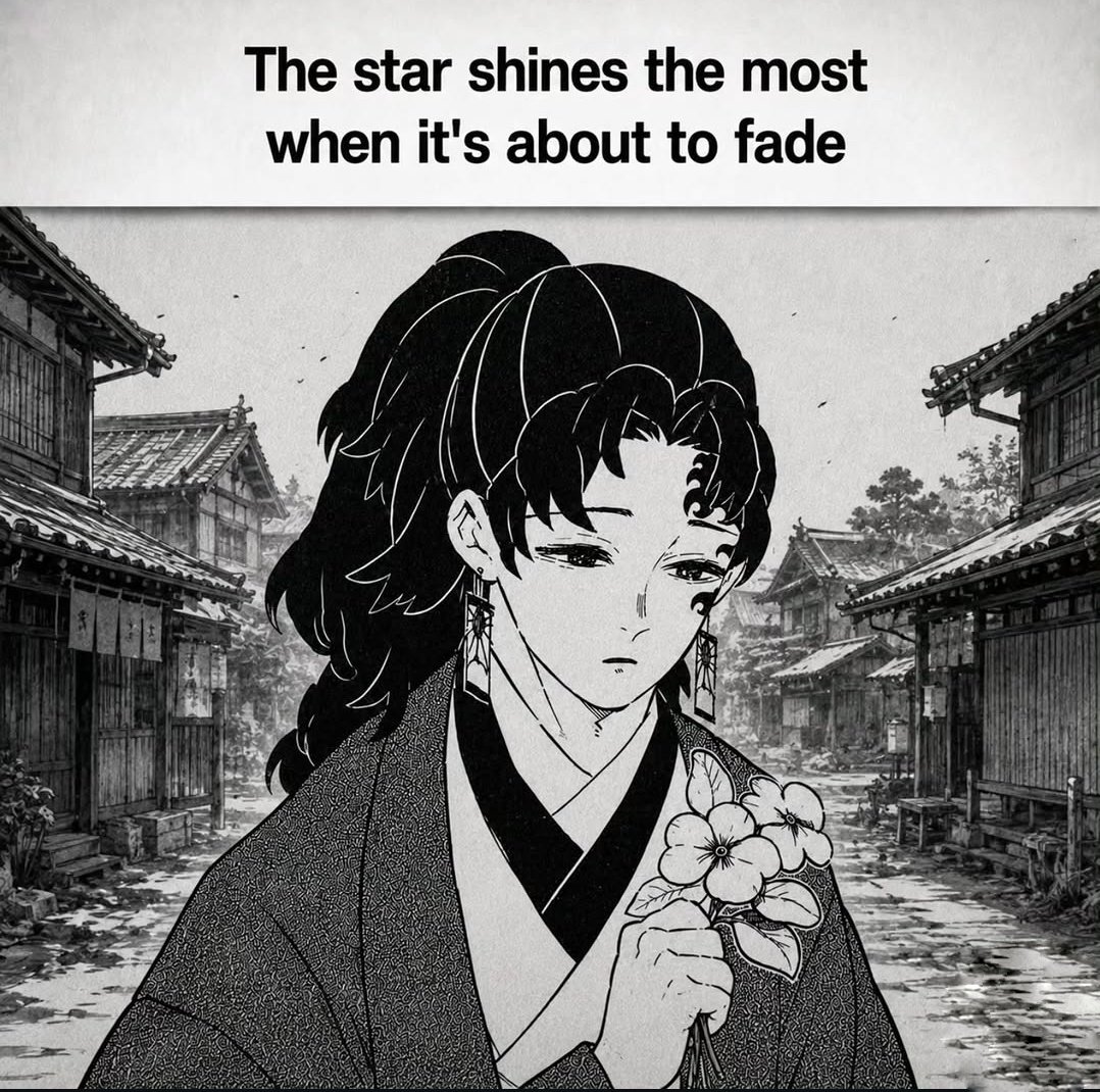 Animeworlduc's tweet photo. “Before the light fades, let it shine one last time.” 🥀
#Anime #AnimeEdit #MangaArt #AnimeQuotes #SadAnime #EmotionalAnime #AnimeAesthetic #AestheticAnime #JapaneseAesthetic #MangaPanel #AnimeVibes #DeepQuotes #SadQuotes #LonelyVibes #HeartTouching #BrokenHeart #Melancholy #Otaku #AnimeReels #Reels #Fyp #ViralReels #ExplorePage #Weeb #AnimeLovers