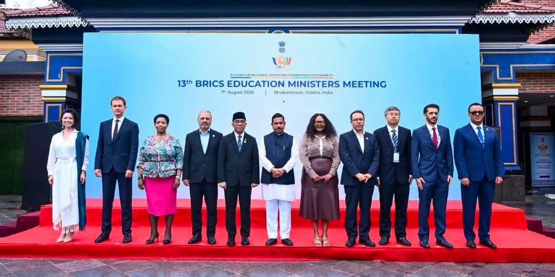 Getsisay1's tweet photo. The #Ethiopian delegation expounds on the ongoing comprehensive reforms across the national education system at the #BRICS Ministerial meeting. ⤵️

#Ethiopia 🇪🇹.  #BRICS. @BricsIndia2026 https://t.co/TfLebkrfMY