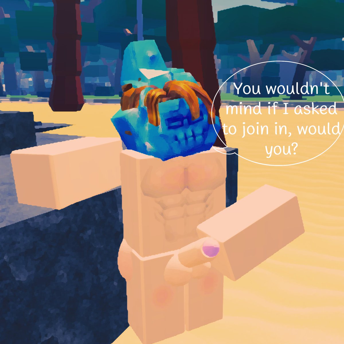your_vv78088's tweet photo. (Ep2) 1/4 Help at the Beach 🐝🏖

#rr34 #robloxgay https://t.co/yi0DMkP1Ga