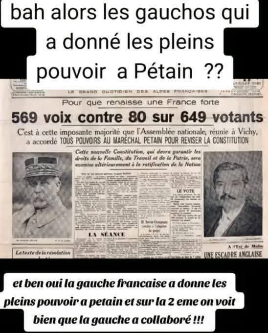 platiniumultra's tweet photo. Ben alors les   Gauchos il seraient judicieux que vous lisiez un peu et que vous vous intéressiez a l’histoire au lieu de vivre dans votre monde étriqué !🤮🤮⤵️⤵️ https://t.co/mrUPuA4Lgg