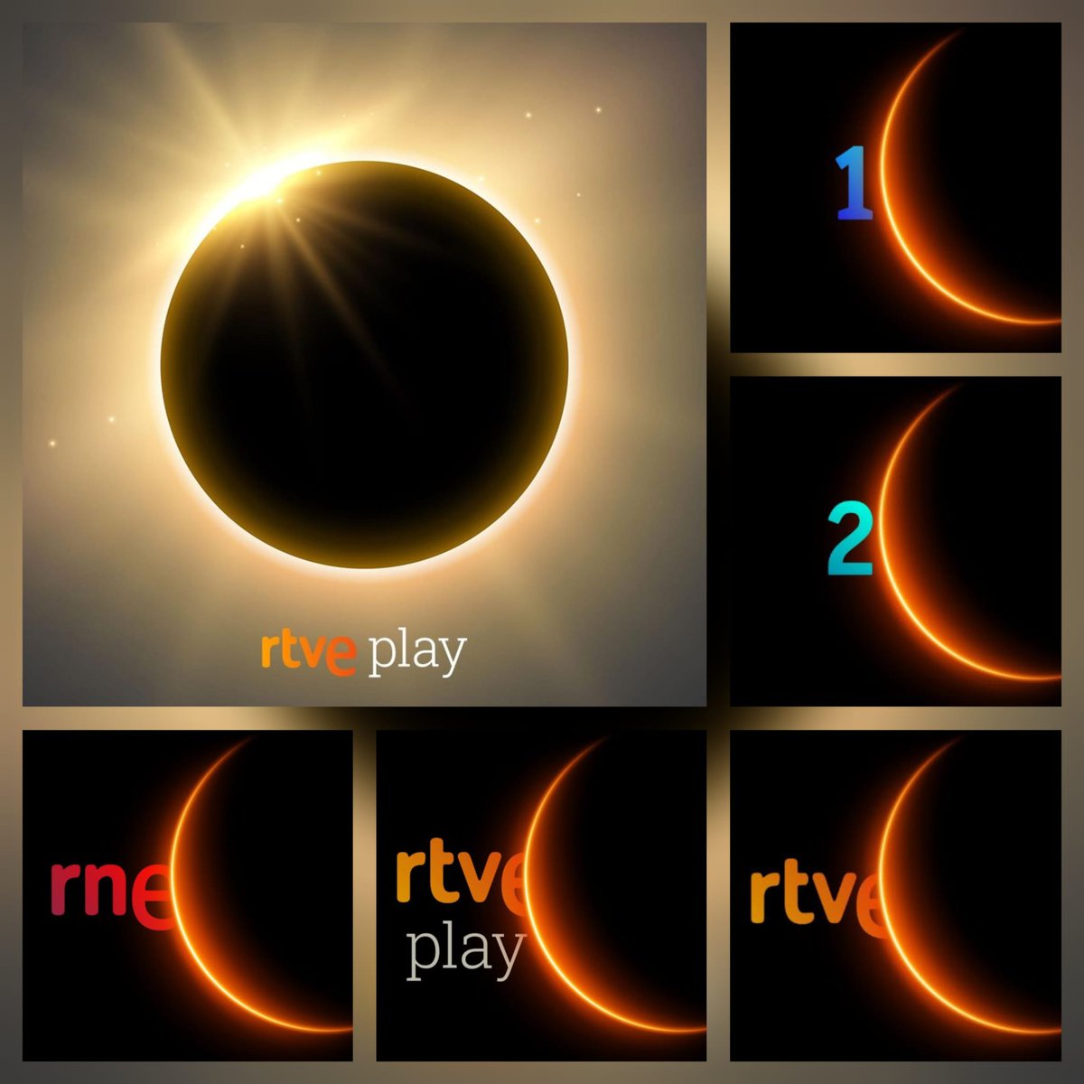 Josepablo_ls's tweet photo. Adaptamos nuestra imagen corporativa para el eclipse del próximo día 12! Un eclipse inclusivo en RTVE. #Vivetueclipse #EclipseRTVE https://t.co/AYb0WzcYRz